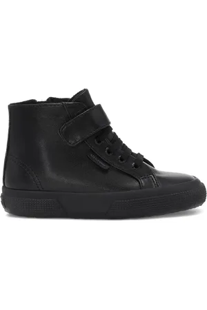Superga 2674 MATERIAL SINTÉTICO NIÑOS Le Corte medio Niña TOTAL BLACK