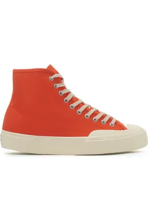 Superga 2433 WORKWEAR Zapatillas Corte medio Unisex ORANGE-OFF WHITE