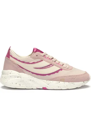 Superga 4089 TRAINING 9TS SLIM NYLON RIPPED Zapatos con cordones Corte bajo Unisex PINK ISH-PINK FUCHSIA- LT