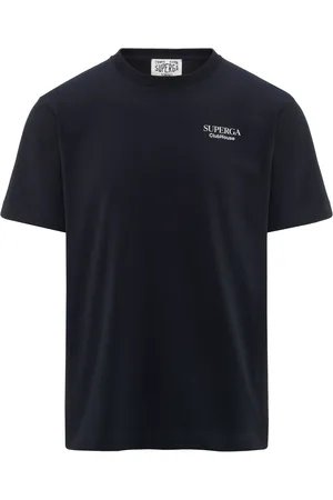 Superga CAMISETA CLUBHOUSE CamisetasTop Camiseta Unisex MARINO-BLANCO AVORIO