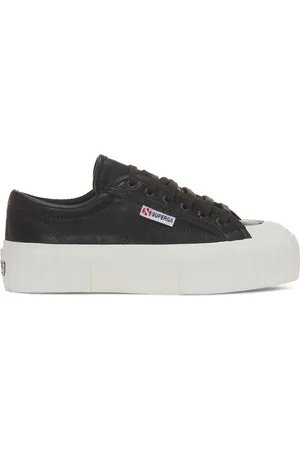 Superga 2631 STRIPE PLATFORM VEGAN MATERIAL Zapatillas Cuña Mujer BRISTOL-FAVORIO