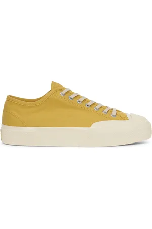 Superga 2432 WORKS LOW CUT DENIM YARN DYED Le Corte bajo Unisex AMARILLO- APAGADO