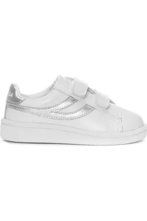 Superga 4832 KIDS STRAPS METALLIC MATCH Deportivas Corte Bajo Niña -PLATA