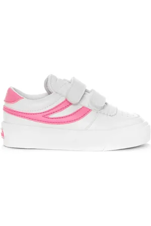 Superga 2846 NIÑOS SEATTLE STRAPS MATERIAL VEGANO Deportivas Corte bajo Niño unisex -ROSA NEÓN