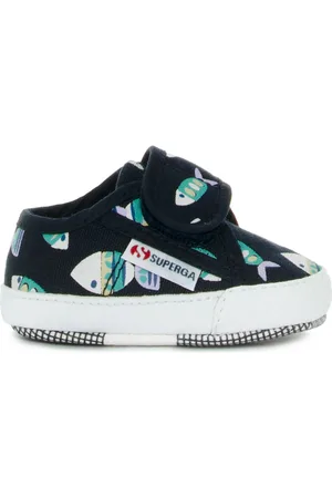 Superga 4006 BABY STRAP CANDY FISH Deportivas Corte bajo Niño NAVY CANDY FISH