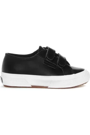 Superga 2750 CORREAS NIÑOS MATERIAL VEGANO Le Sneaker Niño unisex NEGRO