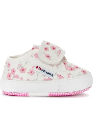 Superga 4006 BABY STRAP CHERRY FLOWERS Deportivas Bajas Niña AVORIO CHERRY FLOWERS