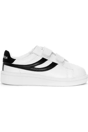 Superga 4832 KIDS STRAPS MATCH Deportivas Corte Bajo Niños unisex -NEGRO
