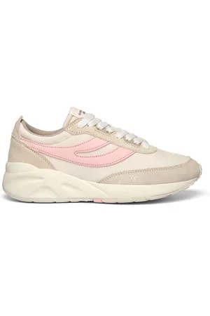 Superga 4089 TRAINING 9TS SLIM Sneakers Low Cut Unisex WHITE AVORIO-BEIGE LT-NOSEGAY-BEIGE NATURAL-GREY STONE
