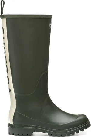 Superga 799 BOTAS DE GOMA LETRAS Botas de Goma Corte Alto Unisex VERDE SHERWOOD