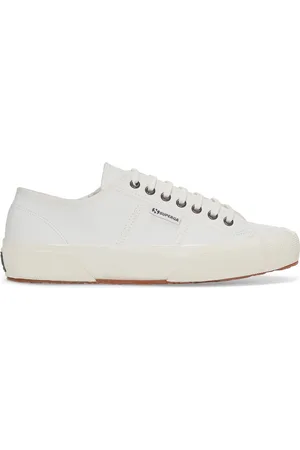 Superga 2750 OG LEATHER Le Low Cut Unisex WHITE-WHITE AVORIO