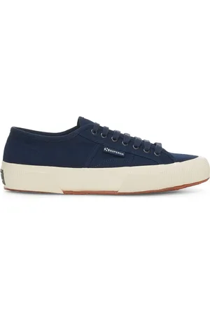 Superga 2750 OG HERRINGBONE Le Corte bajo Unisex NAVY-OFF WHITE