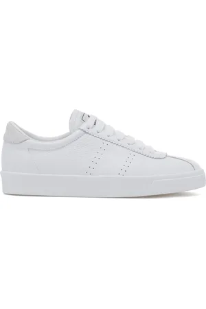 Superga 2843 CLUB S COMFORT LEATHER Zapatillas Corte Bajo Unisex FULL WHITE