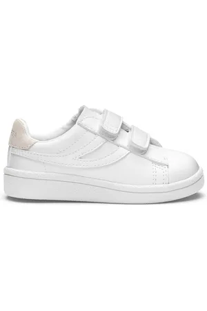 Superga 4832 KIDS STRAPS MATCH Zapatillas deportivas Corte bajo Niño unisex TOTAL WHITE