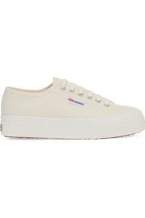 Superga 2740 PLATAFORMA Zapatos Mujer Cuña Unisex NATURAL-FAVORIO