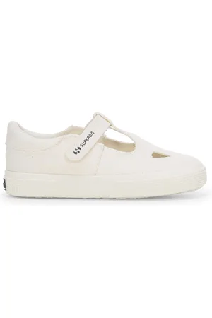 Superga 3662 KIDS COTTON EYES LEGGERA Sandals Sandal Kid unisex FULL WHITE AVORIO