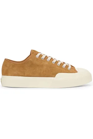 Superga 2432 WORKS HAIRY SUEDE Le Low Cut Unisex TOBACCO-OFF WHITE