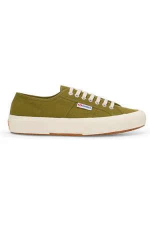 Superga 2750 OG Le Low Cut Unisex GREEN MILITARY-OFF WHITE