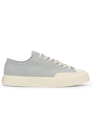 Superga 2432 WORKS LOW CUT COTTON CANVAS Sneakers Low Cut Unisex DUSTY GREY-OFF WHITE