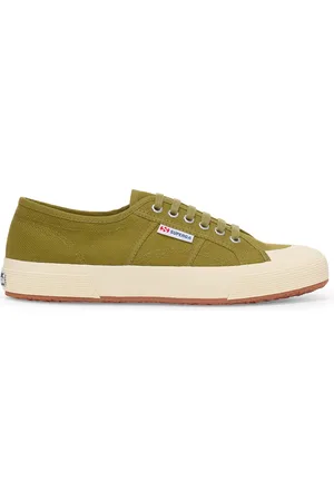 Superga 2390 MILITARY Le Low Cut Unisex GREEN MILITARY-OFF WHITE