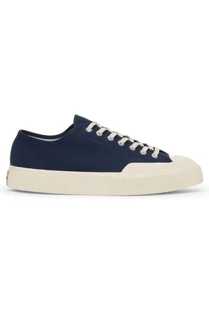 Superga 2432 WORKS LOW CUT COTTON CANVAS Sneakers Low Cut Unisex NAVY-OFF WHITE