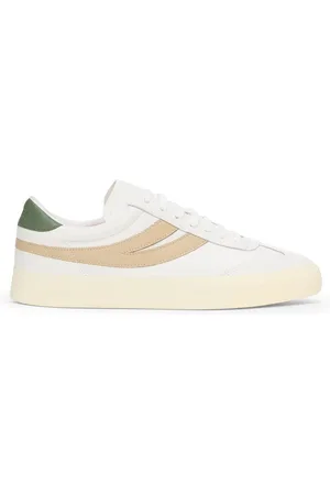 Superga 4834 CLUB S SWALLOW Le Low Cut Unisex WHITE-GREEN OLIVE- CEMENT