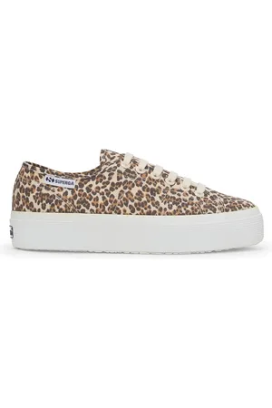 Superga 3740 PLATFORM LEOPARD PRINT LEGGERA Lady Shoes Wedge Woman LT CLASSIC LEOPARD-FAVORIO