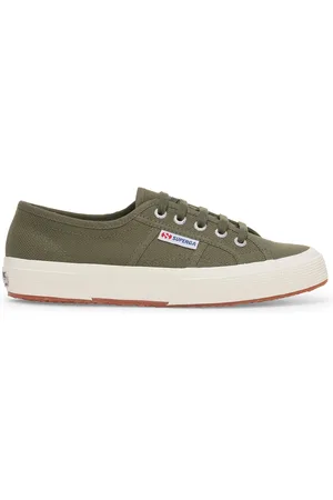 Superga 2750-COTU CLASSIC Le Sneaker Unisex GREEN SHERWOOD-F AVORIO