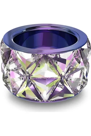 Swarovski Anillo de cóctel Curiosa, Talla triangular, Multicolor
