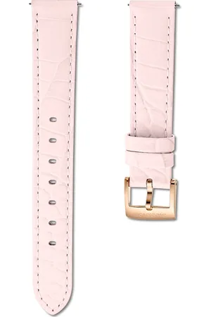 Swarovski Correa de reloj, 15 mm (0,59") de ancho, Piel con costura, , Acabado tono oro