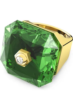 Swarovski Anillo de cóctel Numina, Talla octogonal, , Baño tono oro
