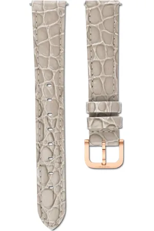 Swarovski Correa de reloj, 16 mm (0,63") de ancho, Piel con costura, , Acabado tono oro rosa