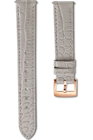Swarovski Correa de reloj, 15 mm (0,59") de ancho, Piel con costura, , Acabado tono oro rosa