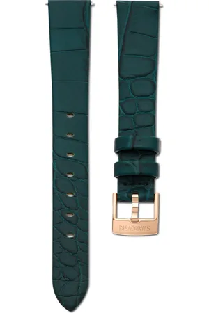 Swarovski Correa de reloj, 14 mm (0,55") de ancho, Piel, , Acabado tono oro rosa