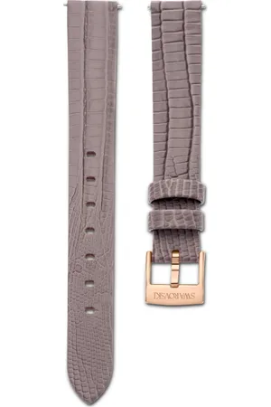 Swarovski Correa de reloj, 13 mm (0,51") de ancho, Piel, , Acabado tono oro rosa