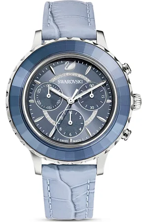Swarovski Reloj Octea Lux Chrono, Fabricado en Suiza, Correa de piel, , Acero inoxidable