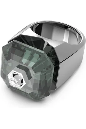 Swarovski Anillo de cóctel Numina, Talla octogonal, , Baño de rutenio