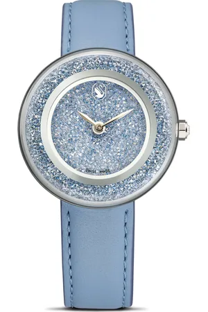 Swarovski Reloj Crystalline Lustre, Fabricado en Suiza, Correa de piel, , Acero inoxidable