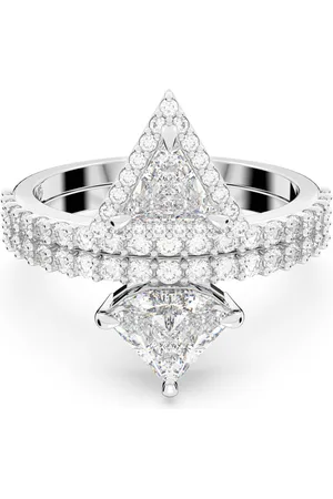 Swarovski Anillo Stilla, Tallas mixtas, , Baño de rodio