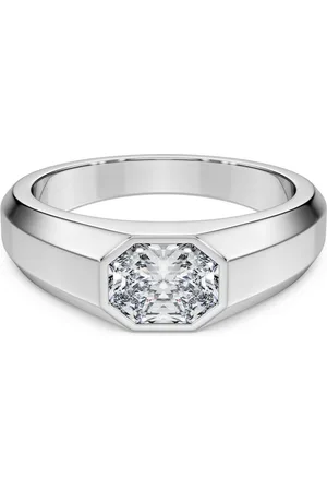 Swarovski Anillo de banda Eternity, Diamantes creados en laboratorio (peso total de 1,0 quilates), Forma octagonal, Oro de 18 quilates