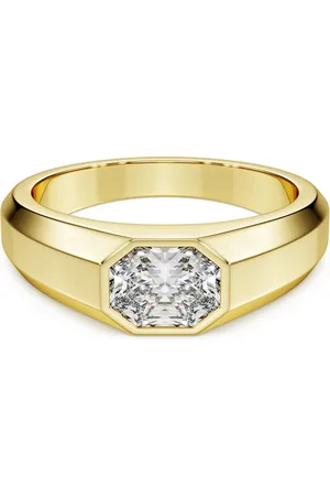Swarovski Anillo de banda Eternity, Diamantes creados en laboratorio (peso total de 1,0 quilates), Forma octagonal, Oro amarillo de 18 quilates