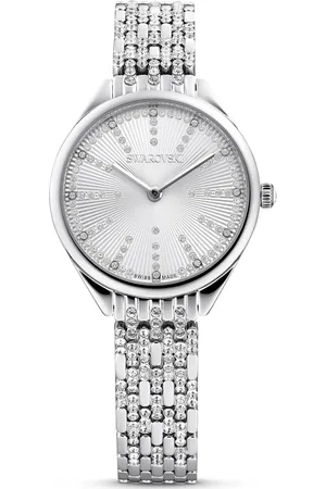Swarovski Reloj Attract, Fabricado en Suiza, Pavé, Brazalete de metal, , Acero inoxidable