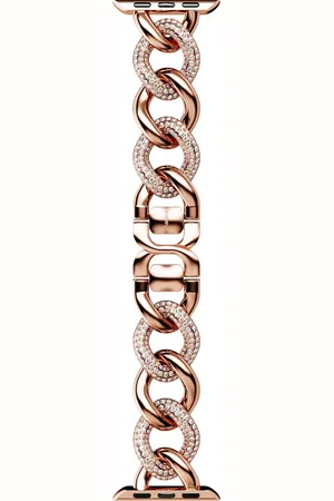 Swarovski Correa de cadena, Para Apple Watch® 40 mm y 41 mm, , Acabado