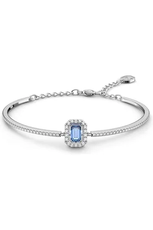 Swarovski Brazalete Millenia, Talla octogonal, Pavé, , Baño de rodio