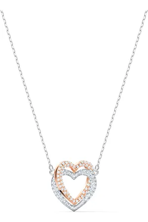 Swarovski Collar Infinity, Corazón, , Combinación de acabados metálicos