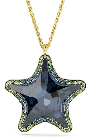 Swarovski Colgante Idyllia SCS, Estrella de mar, , Baño tono oro