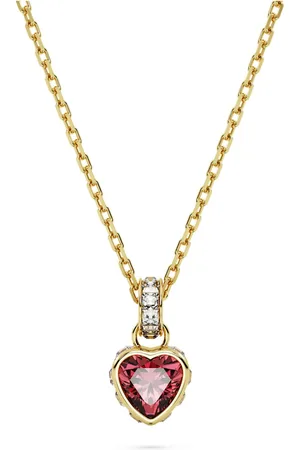 Swarovski Colgante Stilla, Corazón, , Baño tono oro