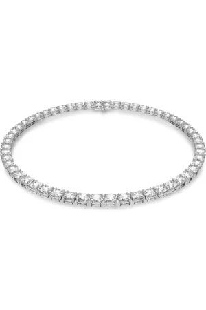 Swarovski Collar Matrix, Talla cuadrada, , Baño de rodio