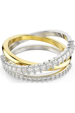 Swarovski Anillo Hyperbola, Tallas mixtas, , Combinación de acabados metálicos