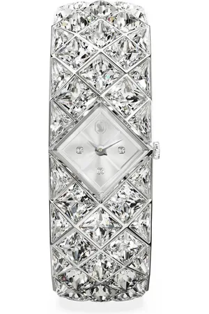Swarovski Reloj Curiosa Bangle, Pulsera de cristal, , Acero inoxidable